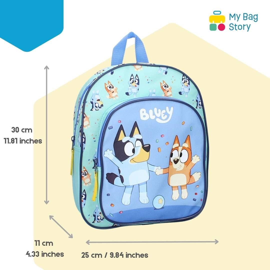 Mybagstory - Sac à dos Bluey - 30cm - Bleu Bleu Clair