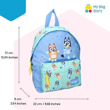Mybagstory - Sac à dos Bluey - 31 cm - Bleu Bleu Clair