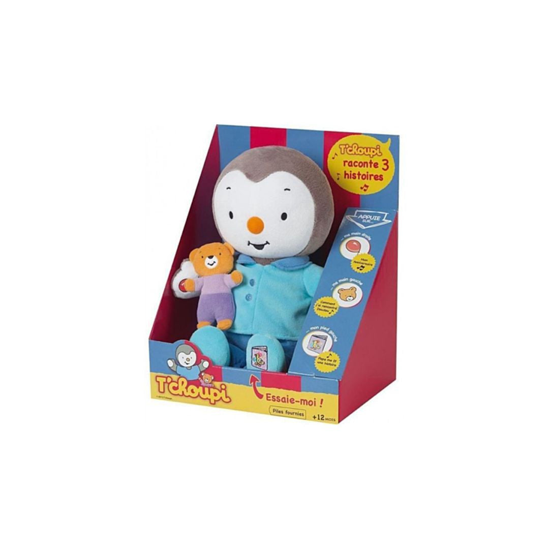 Jemini - Peluche Interactive T’choupi - 30 cm