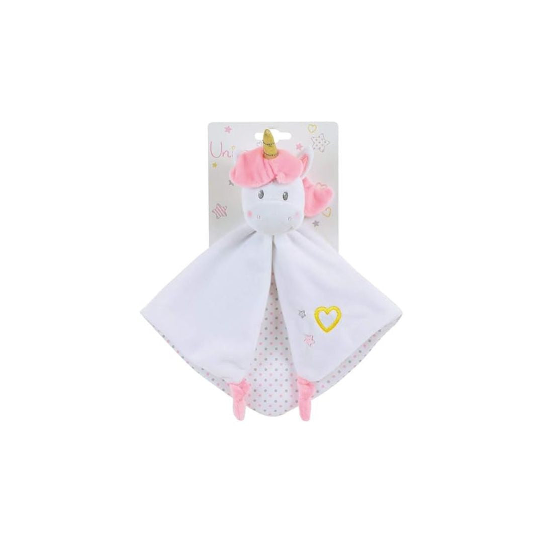 Jemini - Licorne Doudou avec hochet - 32 cm