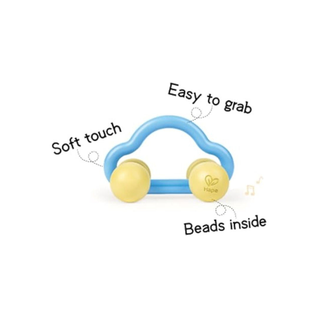 Hape - Hochet voiture à rouler en riz
