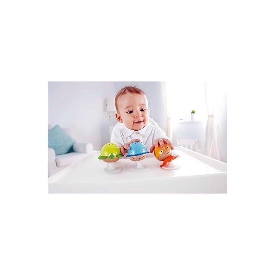 Hape - Jouet en Bois Hochets - Bébé Animaux Marins