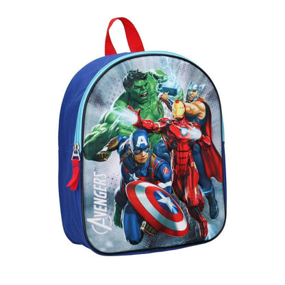 Sac 3D Avengers - 29 cm - Bleu/Rouge/Gris