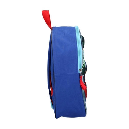 Sac 3D Avengers - 29 cm - Bleu/Rouge/Gris