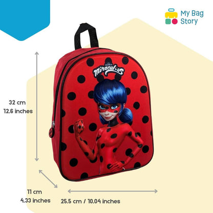 Mybagstory - Sac à dos 3D Miraculous - 32 cm - Rouge