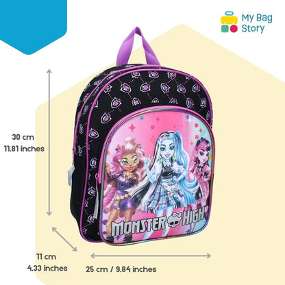 Mybagstory - Sac à dos Monster High - 30 cm - Violet Noir