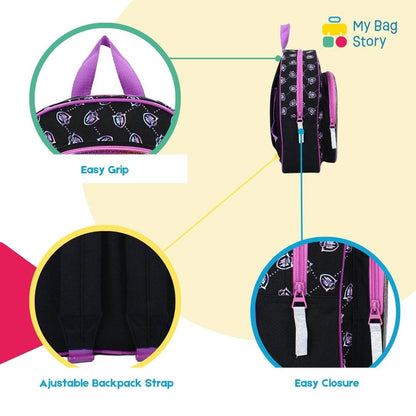 Mybagstory - Sac à dos Monster High - 30 cm - Violet Noir
