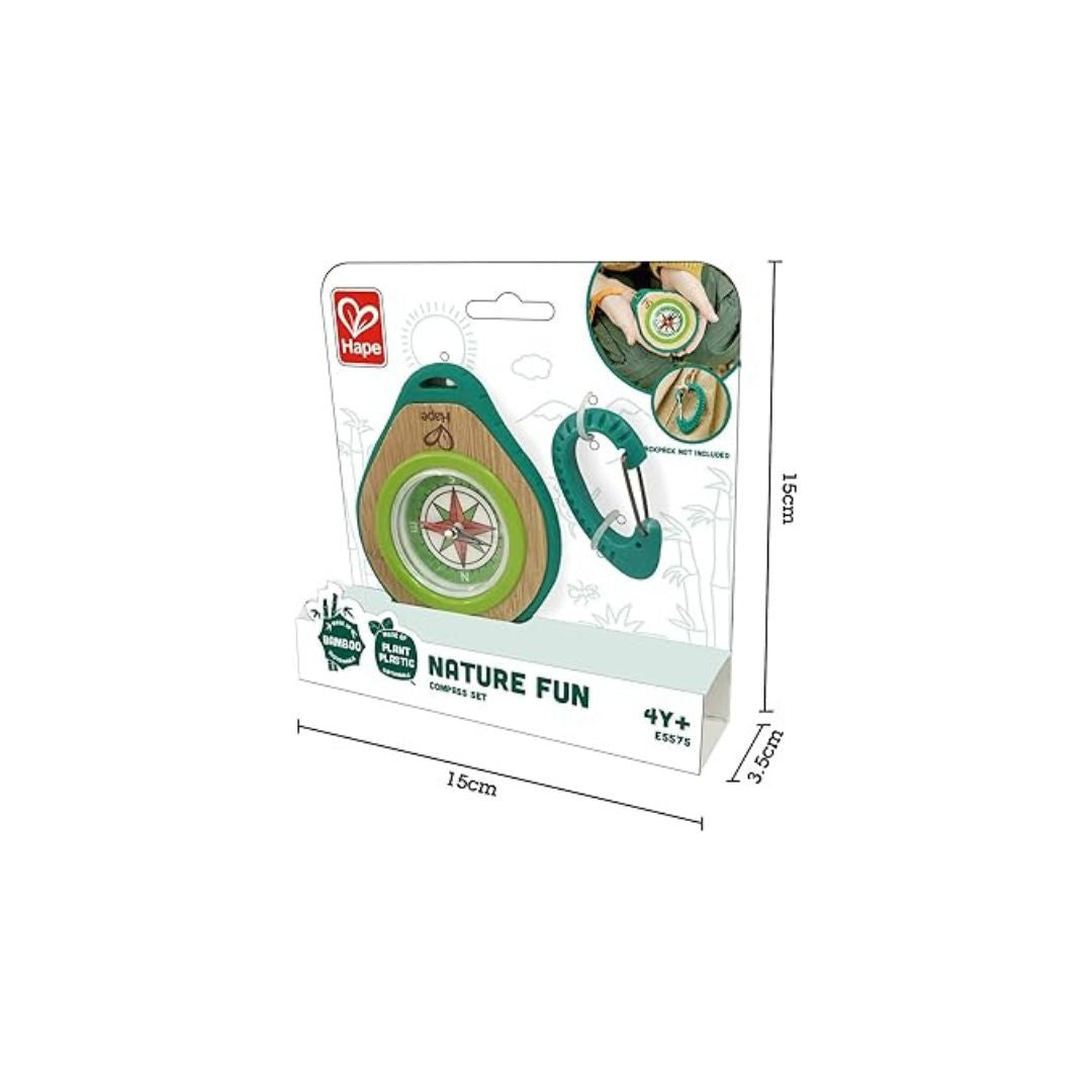 Hape - Ensemble boussole et mousqueton