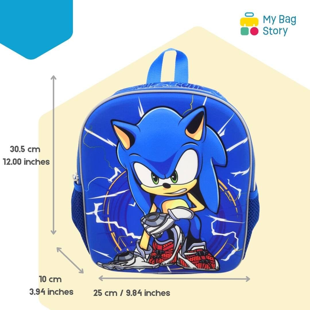 Mybagstory - Sac Sonic 3D - Bleu - 30.5cm