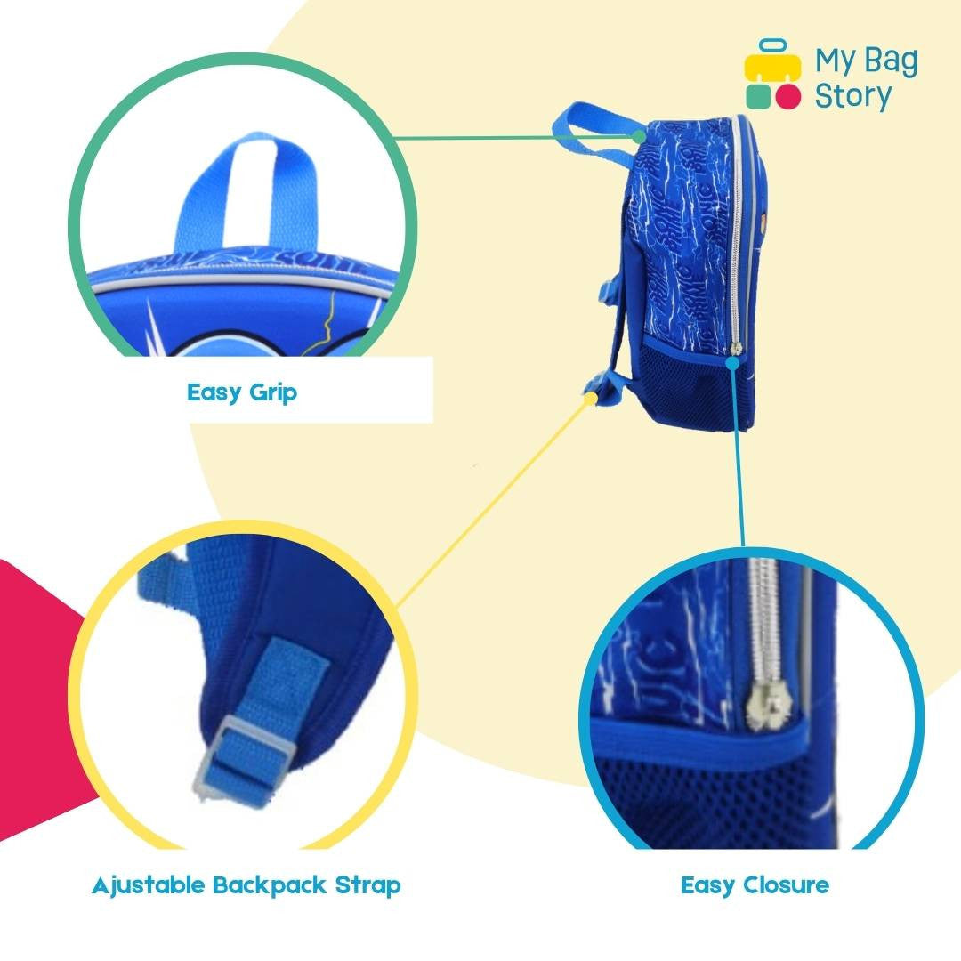 Mybagstory - Sac Sonic 3D - Bleu - 30.5cm
