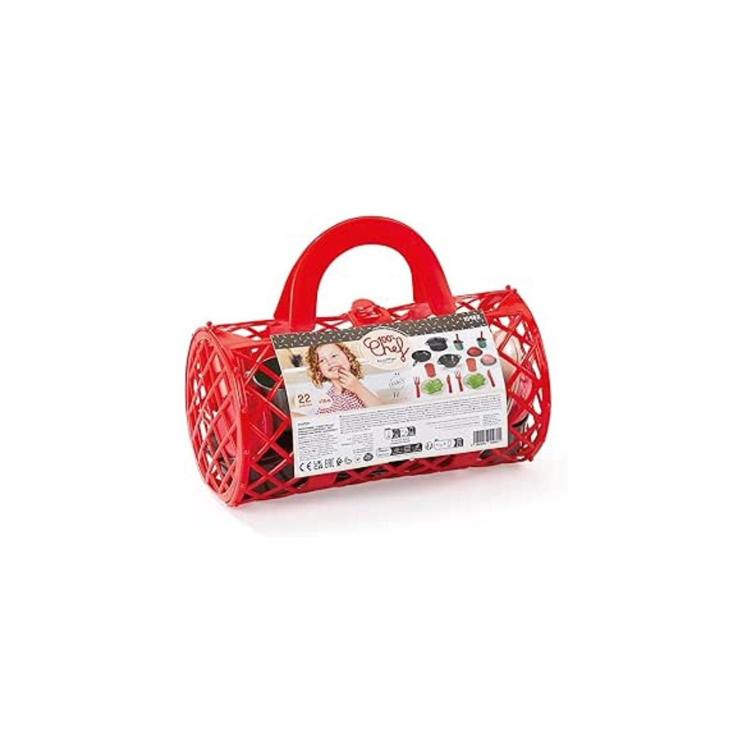 Ecoiffier - Panier 23 cm garni dinette