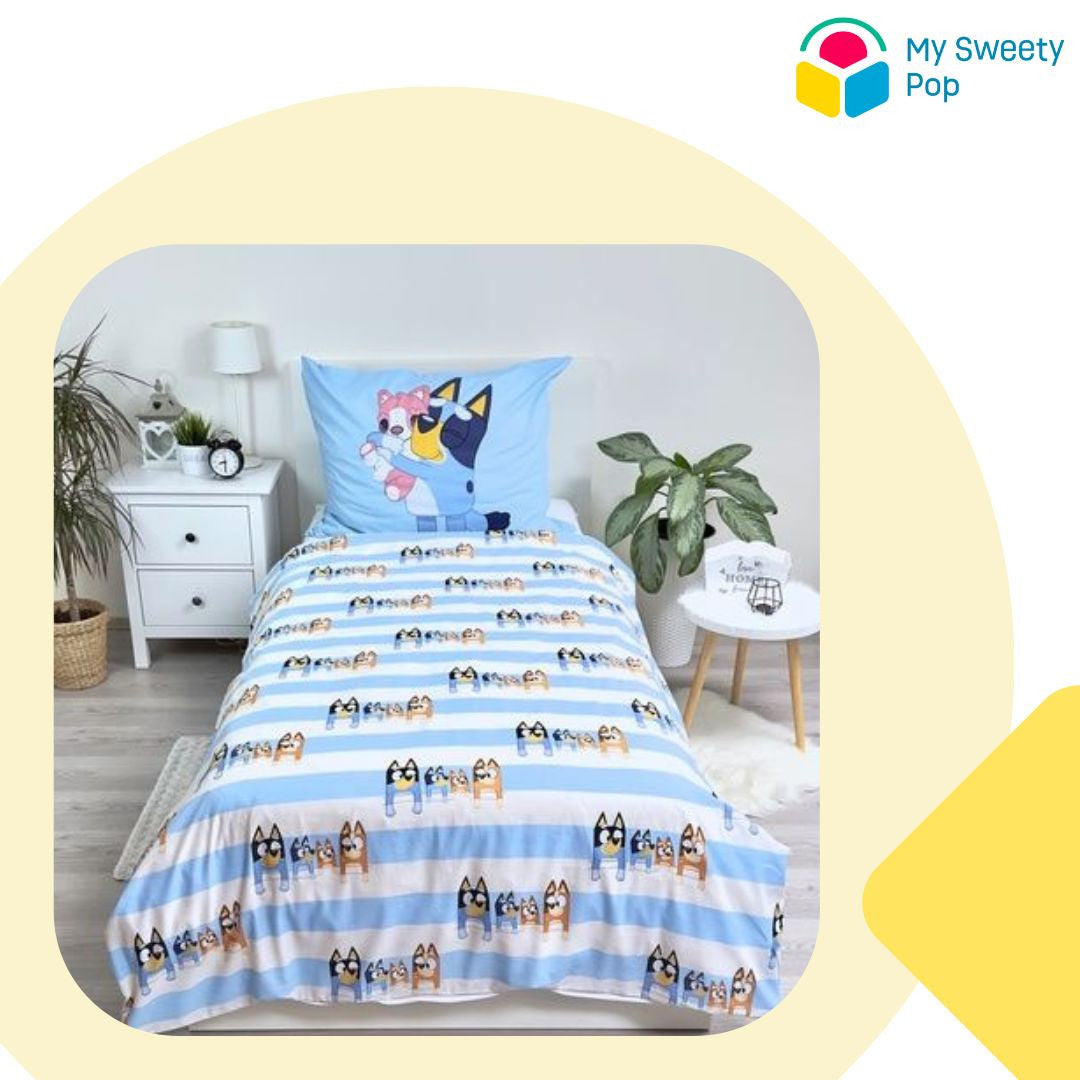 My Sweety Pop - Parure de lit Enfant - Bluey - 2 pièces - 140 x 200 cm