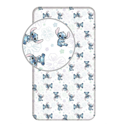 My Sweety Pop - Drap Housse Stitch Blanc - 90 x 200 cm