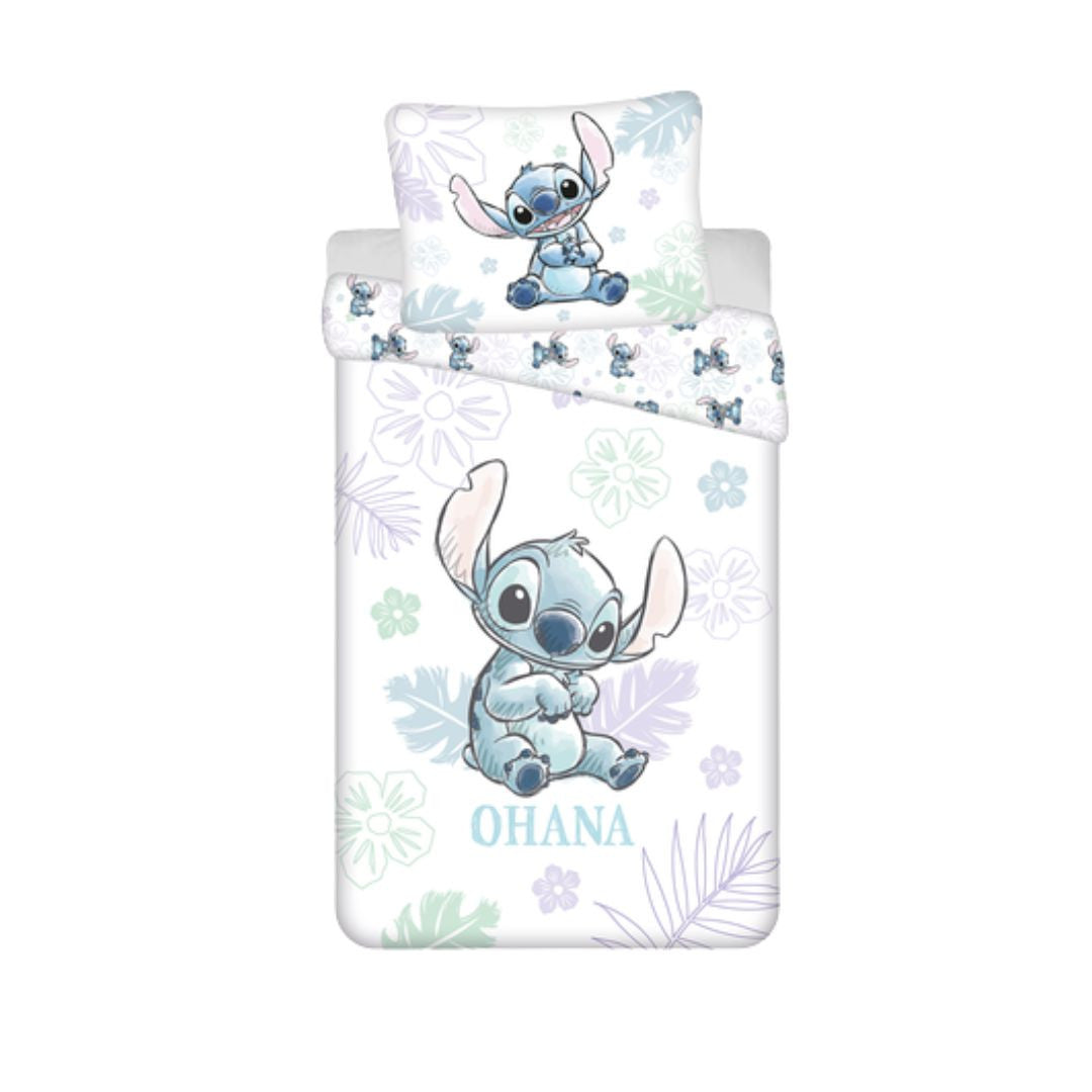 My Sweety Pop - Parure de lit Enfant Stitch - 2 pièces - Blanc - 140 x 200 cm
