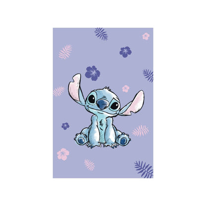My Sweety Pop - Plaid pour Fille Stitch Violet - 100 x 150 cm