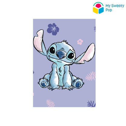 My Sweety Pop - Plaid pour Fille Stitch Violet - 100 x 150 cm