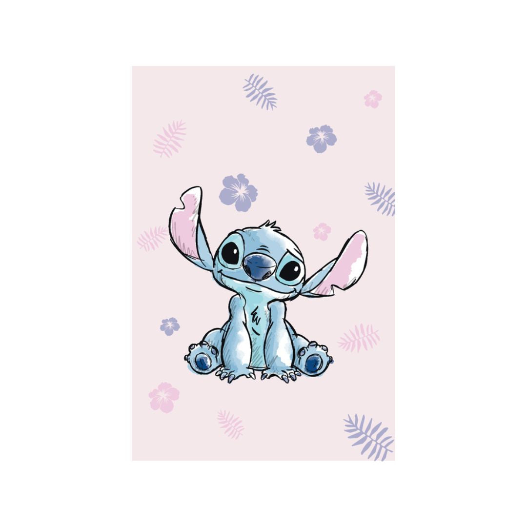 My Sweety Pop - Plaid pour Fille Stitch Rose - 100 x 150 cm