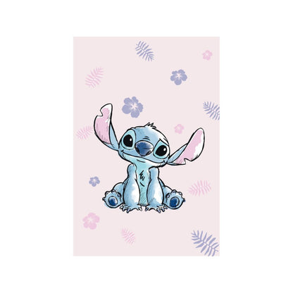 My Sweety Pop - Plaid pour Fille Stitch Rose - 100 x 150 cm