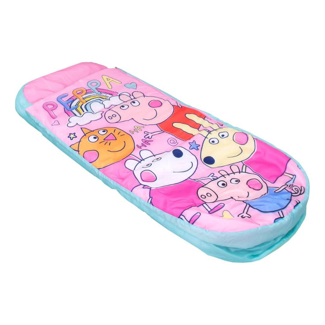 Character World Peppa Pig ReadyBed – Lit Gonflable et Sac de Couchage