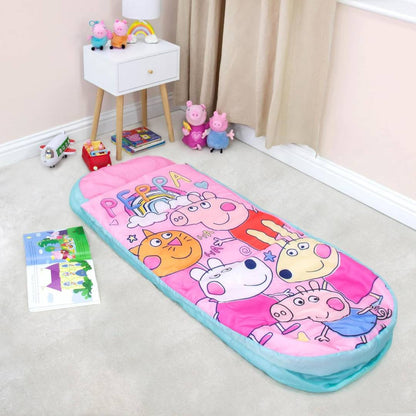 Character World Peppa Pig ReadyBed – Lit Gonflable et Sac de Couchage