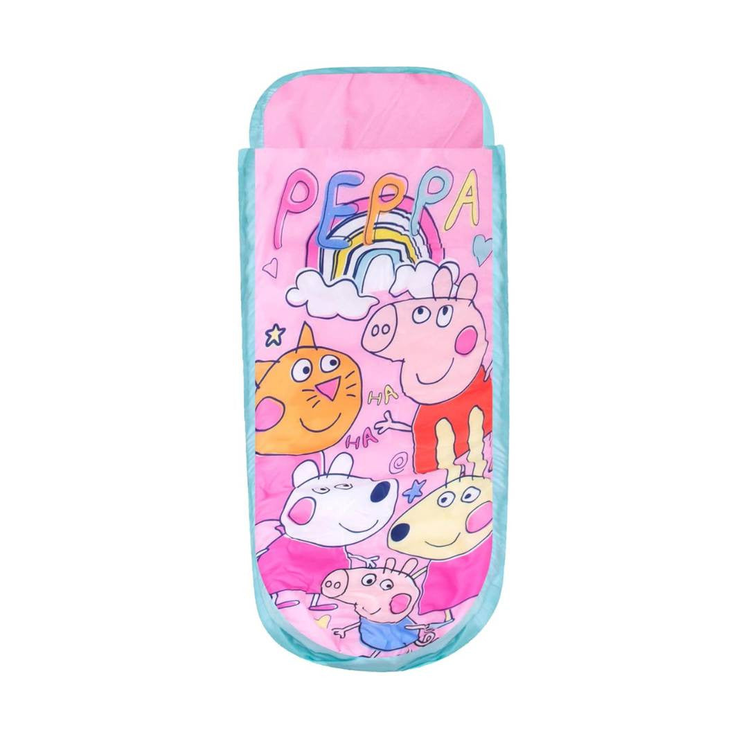 Character World Peppa Pig ReadyBed – Lit Gonflable et Sac de Couchage