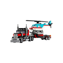 LEGO - 31146 - Creator 3-en-1 Le Camion Remorque avec Hélicoptère
