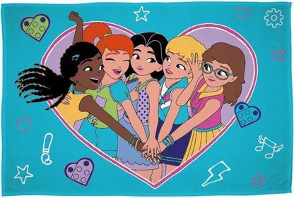 Plaid Enfant Lego Friends – Couverture Polaire 100 x 150 cm