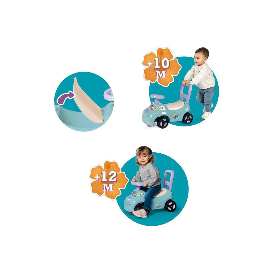 Smoby – Stitch Porteur Auto - Aide à la Marche