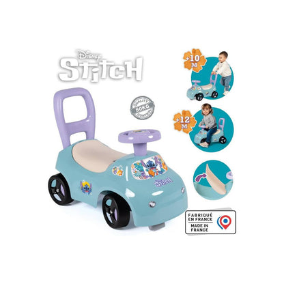 Smoby – Stitch Porteur Auto - Aide à la Marche