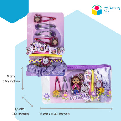 Gabby’s Dollhouse : Set Accessoires Cheveux Fille - Violet