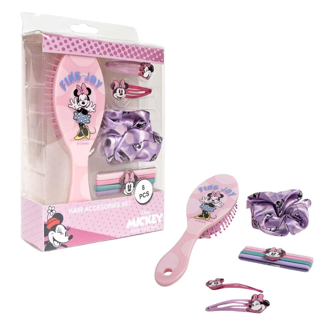 Minnie Mouse : Set Accessoires Cheveux Fille - Rose