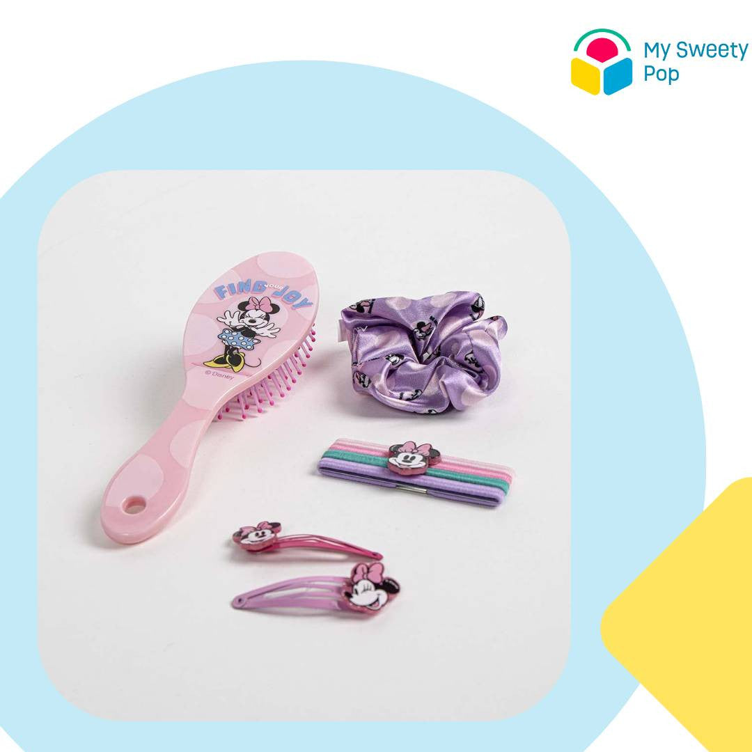 Minnie Mouse : Set Accessoires Cheveux Fille - Rose