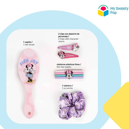 Minnie Mouse : Set Accessoires Cheveux Fille - Rose