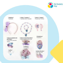 Stitch : Coffret 24 Accessoires Fille - Bleu/Violet