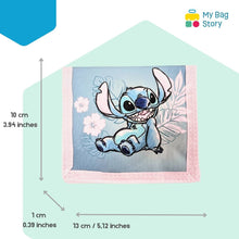 Mybagstory - Portefeuille Stitch (Bleu Rose)