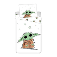 Parure de Lit Enfant Star Wars Baby Yoda 2 Pièces - 140x200 cm