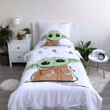 Parure de Lit Enfant Star Wars Baby Yoda 2 Pièces - 140x200 cm