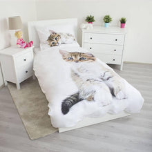 Parure de Lit Enfant Chaton 2 Pièces – 140x200 cm