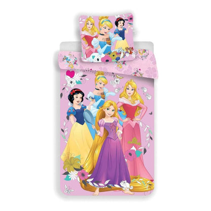Parure de Lit Enfant Disney Princesse 2 Pièces – Réversible – 140x200 cm
