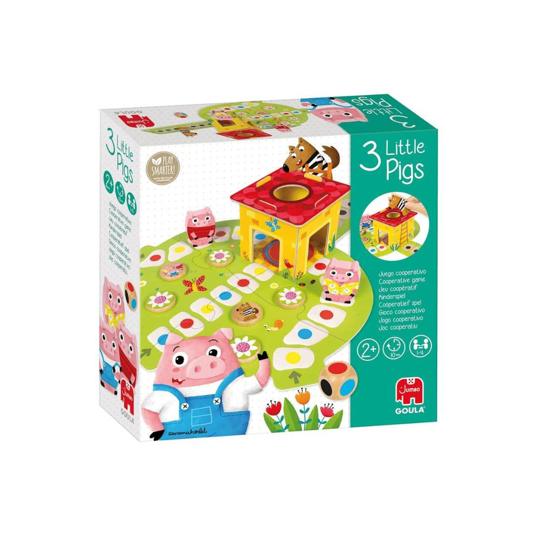 Goula – Jeu Coopératif 3 Petits Cochons