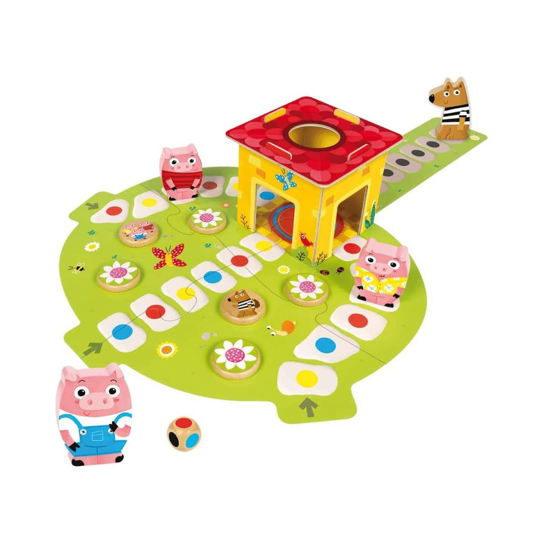 Goula – Jeu Coopératif 3 Petits Cochons