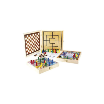 Jeujura - Coffret en bois 100 Jeux
