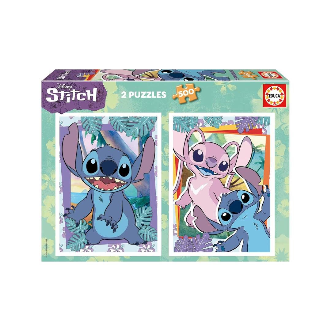 Educa Puzzle Stitch – Lot de 2 Puzzles 500 pièces