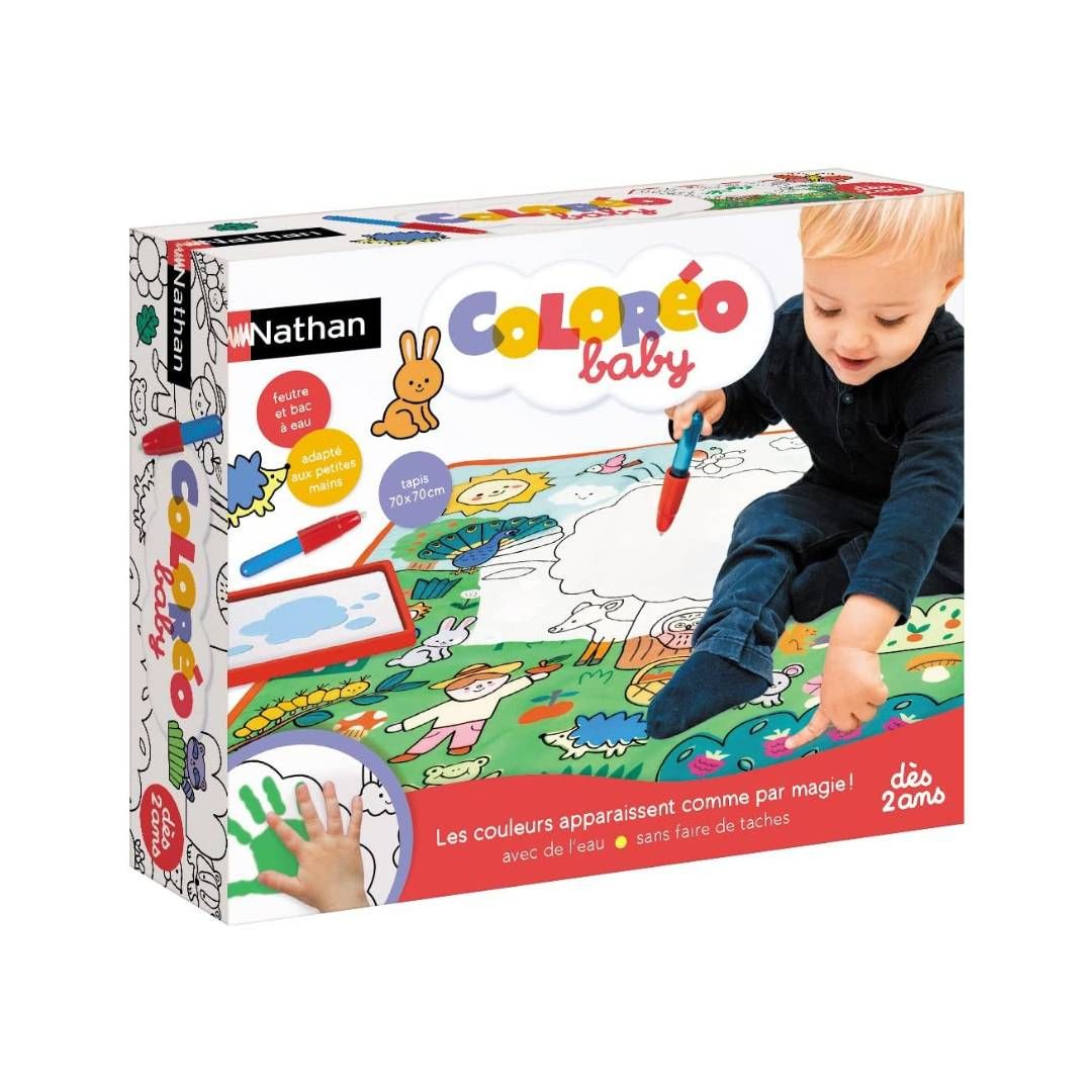 Nathan – Coloréo Baby – Tapis de Coloriage à l’Eau