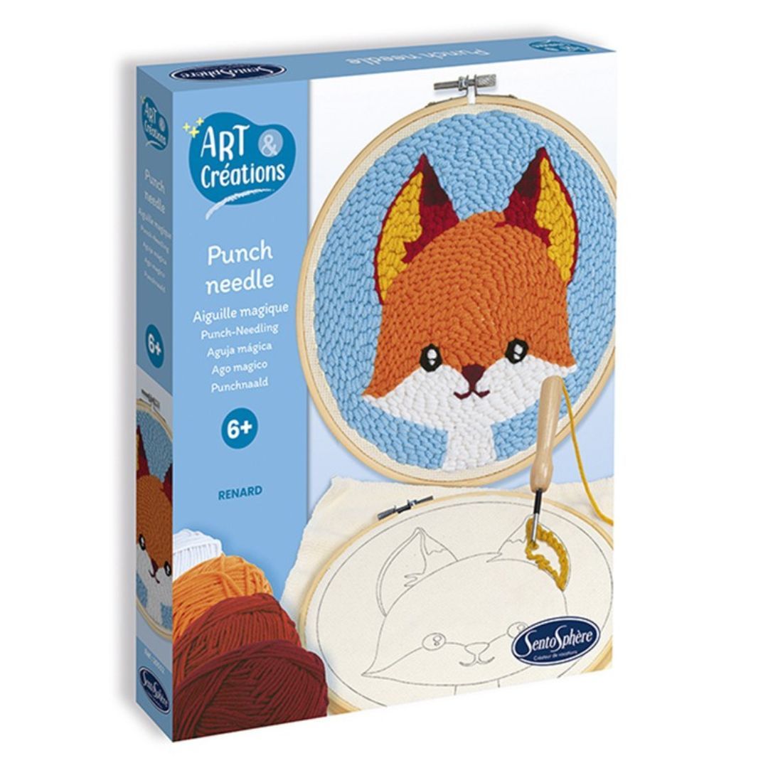 Sentosphère - ART & CREATIONS - Punch Needle - Renard