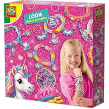 SES Creative - Bracelets Loom avec charms - Unicorn