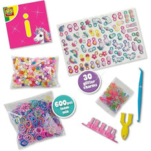 SES Creative - Bracelets Loom avec charms - Unicorn