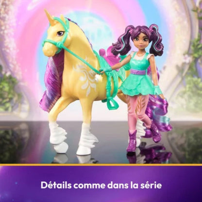 Unicorn Academy - L'École des Licornes - Licorne Leaf et Poupée Ava