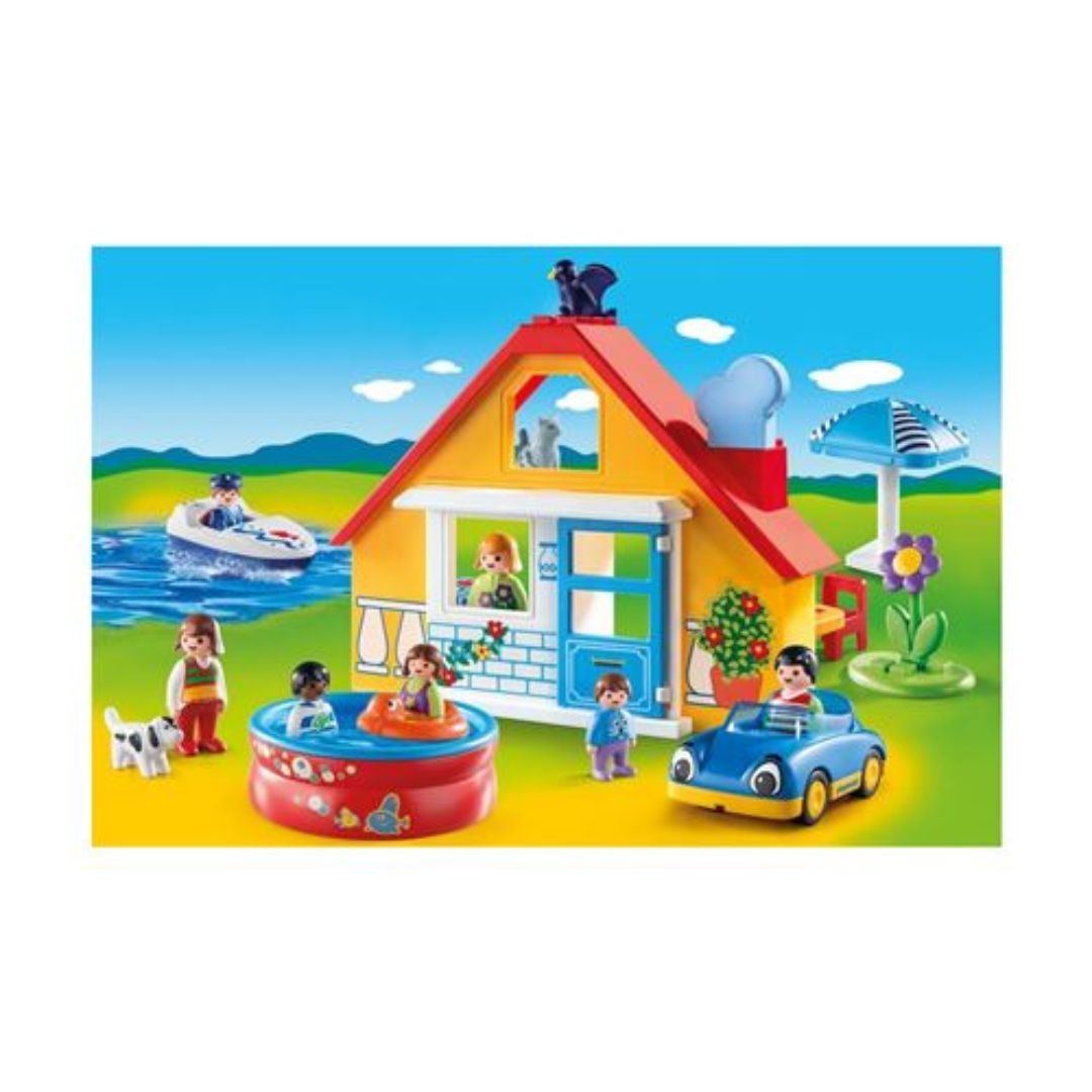 Playmobil 1.2.3 - Maison de Vacances 9527