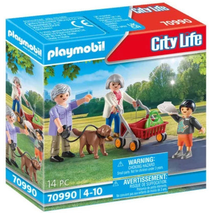 Playmobil 70990 - Grands-parents avec petit-fils